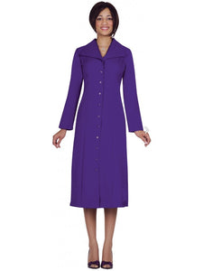 G11573 Purple Usher Dress, Church, Choir, Group Uniform