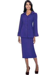 G12777 Purple Usher Suit, Church, Choir, Group Uniform