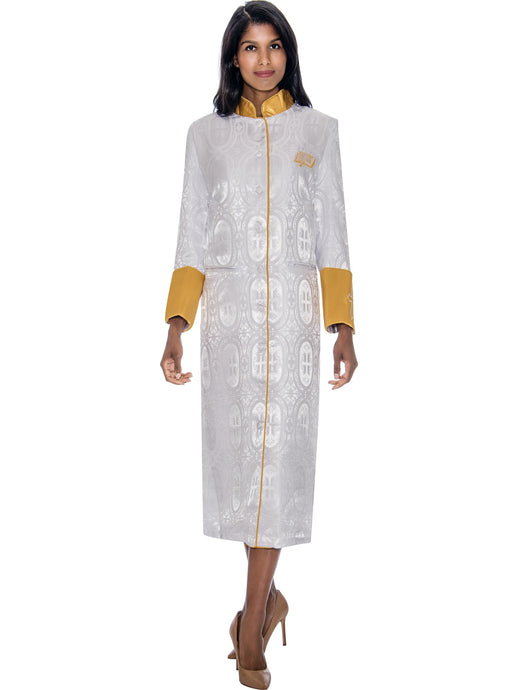 White Church Robe for Clergy, Pastors, Priests, Choir, Groups